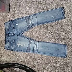 Kilogram jeans for men size 36x32 skinny slim stretchy fit